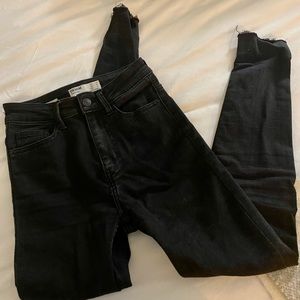 Bershka Black High Rise Jeans